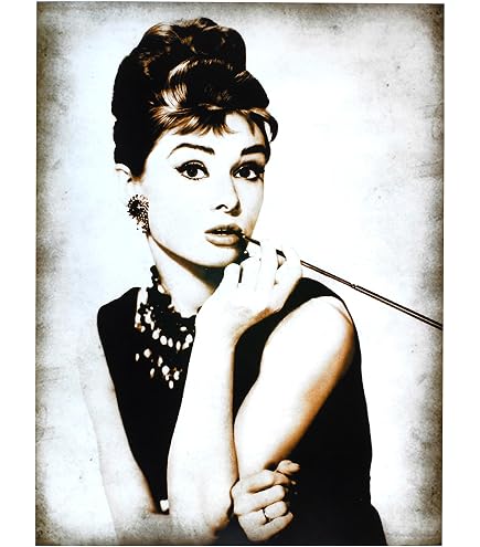 Tableaux Style Vintage Série Acteurs Hollywood Marilyn Monroe - Lot de 2 - Impression sur Bois