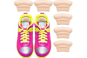 HPMJZ 3 Paar Fersenpolster Schuhe für Kinder Fersenhalter Kinder Fersenpolster Zu Große Schuhes Schuheinlagen Zu Große Schuhe Schuhverkleinerer für Mädchen Jungen(Aprikose)