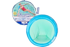 SwimWays Spring Float Papasan - Tumbona Inflable para Piscina con válvula Hyper-Flate