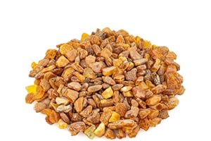 Amber Stones Polished and Raw 100% Natural Baltic Chips Resin Ambar Piedra for DIY Crafting Jewelry and Beading Loose Beads (No Holes) - Amber Culture