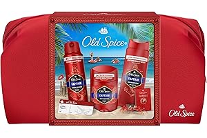 Old Spice Travel Bag Gift Set For Men With Captain Deodorant Stick And Shower Gel, 24/7 Fressshhh With Daily Use, Long Lasting Perfume Quality Scent