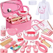 Maletín Médico Juguete Dentista – 29 Piezas, Con Luz Y Sonido, Para Niños A Partir De 3 Años (rosa Maletín Médico Juguete Dentista – 29 Piezas, Con Luz Y Sonido, Para Niños A Partir De 3 Años (rosa