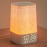 LIORQUE Sunrise Alarm Clock, Natural Light Simulation of Sunrise, 13 | 20 Soothing Sounds, 10 White Noise, 7 Wake Up Tones, D
