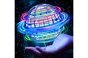 GÉNERIC Flying Ball - Cool Gadgets for Adults and Fidget Toys for Kids, Boys Toys Age 7, presents for teenage girls/boys and Hover Ball, Flying Orb Ball Loop Lasso, Space Toys and Drone for Kids, desk toys