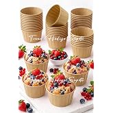 Trend Hediye Sepeti 50'li Kraft Cupcake Kalıbı, Muffin Kek Kalıbı, Kek Kaps&uuml;l&uuml;, Airfryer Uyumlu