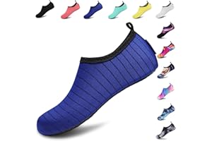 VIFUUR Femmes Chaussures d'eau Hommes, Pieds Nus Eau sèche Natation Yoga Chaussures de Plein air Snorkeling Plage Surf