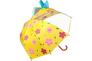 VON LILIENFELD® Paraguas Infantil Prado de Flores Niños Niñas Ligeramente Estable Colorido Regalo hasta 8 años