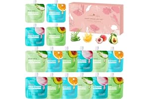 WEBPLATZ Set di crema per le mani, mini set regalo di crema per le mani, confezione da 16 creme per le mani, regali di Natale per donne, piccoli regali per donne