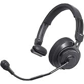 Audio-Technica BPHS2S UT Tek Kulaklı Yayın Kulaklığı Dinamik Mikrofonlu (U&ccedil;suz)