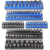 EMagTech Steckdosen-Organizer – 6-tlg. Halter Für 1/4“, 3/8“ & 1/2“ Stecknüsse