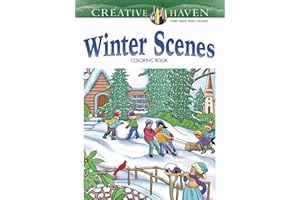 Creative Haven Winter Scenes Coloring Book