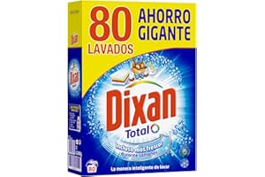 Dixan Detergente Polvo Total 80 Lavados