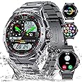 DREMAC Smart Watch for Men-1.43’’ AMOLED Display/50 Days Battery Military Smart Watch(Answer/Make Call),123 Sport Modes/IP68 Waterproof Fitness Watch with Heart Rate/Sleep Monitor for iOS Android