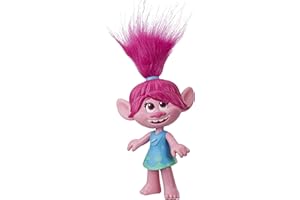 DREAMWORKS TROLLS World Tour Superstar Poppy Doll, Sings Trolls Just Want to Have Fun, Singing Doll Toy