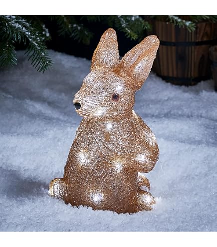 Lights4fun Set di 2 Luci Solari con LED Bianco Caldo Impermeabili per Giardino ed Esterni