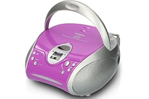 Lenco SCD-24 - Radio Lecteur CD pour Enfant - Violet