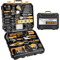 DEKO Home Tool Kit Set 228 Pieces Tool Box with Tools Included