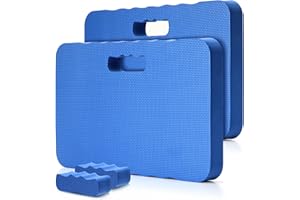 Ohuhu Protège-Genoux de Jardinage 2 Pièces, Tapis de Genoux Protection pour Genoux, Genouillère Extra épaisse pour Le Jardinage, Le Travail, Le Bain de bébé, l'exercice, 43 x 28 x 4 cm Bleu