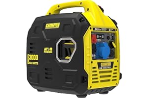 Champion Power Equipment's Atom Fusion 3000 Watt Portable Petrol Inverter Generator: The Super Lightweight, Ultra-Quiet Inverter Generator for Clean and Reliable Power Anywhere