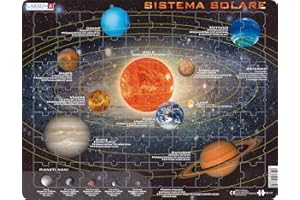 Larsen SS1 Sistema solare, edizione Italiano, Puzzle Incorniciato con 70 pezzi