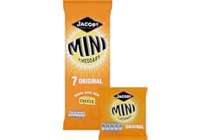 Jacob's Lot de 7 mini cheddars originaux