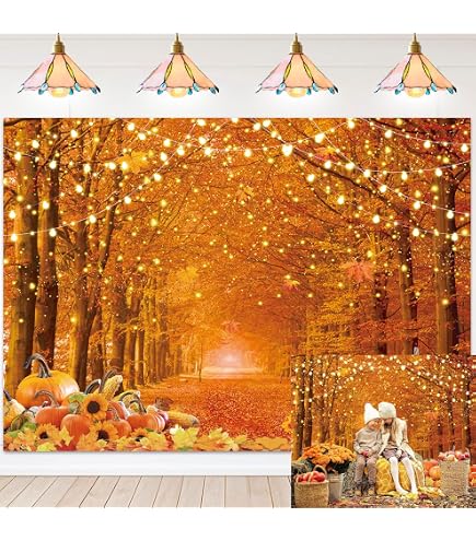 Leowefowa Fotohintergrund Vinyl 3x2,4 M – Herbstwald Mit Roten Ahornblättern Für Partys & Fotoshootings