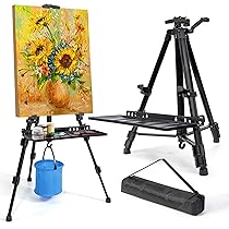 Kunst Schilderen Display Ezel Stand Verstelbare Metalen Statief Verstelbare Ezel Voor Schilderen Tekenen En Didplaying Zilver