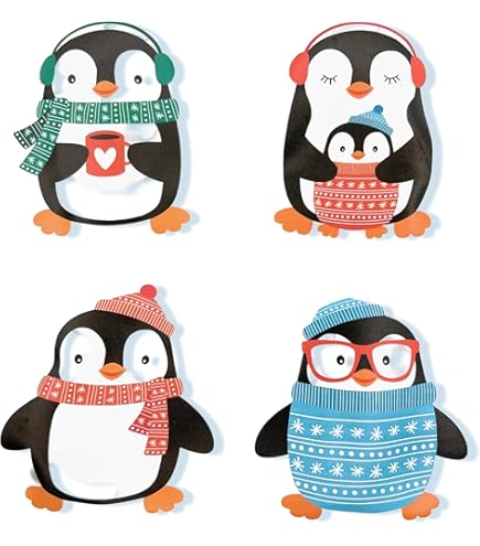 Scaldamani Pinguino Riutilizzabili - Set Da 4 Pezzi Per Bambini E Adulti (9x9 Cm) - Foto 9
