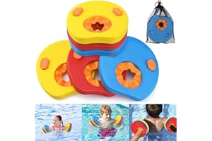 USHOP KIMIGO Braccioli Bambini,Aiuto per Il Nuoto,6 Pezzi Ali da Nuoto Per Bambini,Set di Braccialetti da Nuoto,Braccioli Schiuma per Bambini E Bambine Dai 3 Ai 7 Anni per Imparare A Nuotare