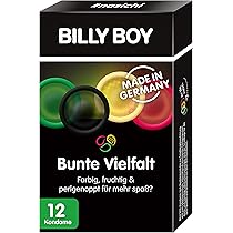 BILLY BOY Kondom Mix-Sortiment 100 Stck Bunt Gemischt, Extra Feucht & Perlgenoppt, Inkl. Fruchtigem Gleitgel ( BILLY BOY Kondom Mix-Sortiment 100 Stck Bunt Gemischt, Extra Feucht & Perlgenoppt, Inkl. Fruchtigem Gleitgel (