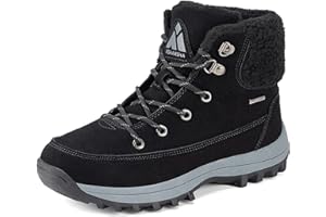 Mishansha Scarpe Invernali Donna Calde Antiscivolo Scarponcini da Neve EU 36-42