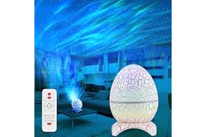 MILFECH LED Sternenhimmel Projektor, Galaxy Projektorlicht mit Bluetooth Lautsprecher, Nachtlicht Polarlicht mit Fernbedienung,19 Weiße Rauschen, Aurora-Effekten, Timing und Sternen für Kinder Erwachsene Deko