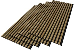 Stegu PROLINE lamelles acoustiques Chêne – 120x60 cm, 4 pièces – certification FSC® – panneaux acoustiques – absorption sonore et décoration murale élégante