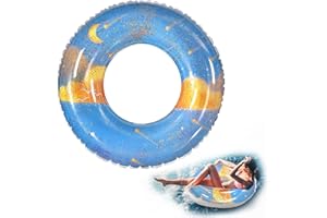 Schwimmring, RosyFate Schwimmring Erwachsene Aufblasbar, Schwimmringe Pool, Schwimmring XXL Erwachsene, Aufblasbare Pool Luftmatratze, Pailletten Schwimmenring, Aufblasbare Schwimmreifen