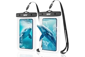 EOTW Waterproof Phone Pouch - 2pc IPX8 Underwater Waterproof Phone Case for Swimming, Dry Bag Mobile Phone Cases for iPhone 14 13 12 11 XS XR X Pro, Samsung S23 S22 S21, Huawei P30 P20 up to 7.1"