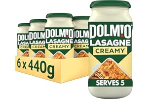 Dolmio Lasagne Creamy White Pasta Sauce Jar, Bulk Multipack 6 x 440g