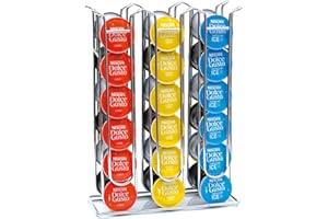 COBB INDUSTRIES - Pâris CH0014 - Porte Capsules Distributeur Présentoir pour 36 Capsules Dolce Gusto Acier chromé