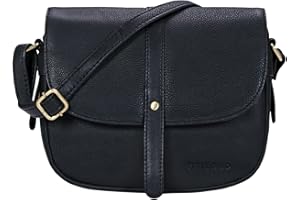 STILORD 'Kira' Sac à Main en Cuir pour Femme Sac à Bandoulière Vintage Petite Besace Sac à l'Épaule Sorties Soirées Shopping