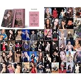 4 Set/220PCS BP SOLO Card Photocards BP New Album Born Pink Merch Card Blackpink 2022 Mini Photo Cards Set BP Poster Cards BLINK Gift for Fans