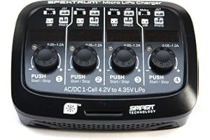 Spektrum Smart Smart Micro 4 Port AC/DC 1S LiPo Charger SPMXC1040I Parts