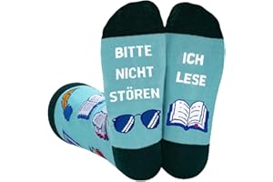 WAMIOKAGRO Lustige Geschenke für Männer Frauen, Socken mit Spruch, Geschenkideen Weihnachtsgeschenke für Männer Frauen Freund Teenager Jungen, ideal für Gaming Leseratte Fußball- oder Formel 1 Fans