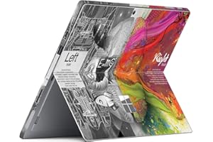 MasiBloom Autocollant pour tablette Microsoft Surface Pro 8 13" (sortie en 2021), ne convient pas pour Pro 7/7+ (sortie en 2020), accessoires de protection en vinyle anti-rayures (cerveau rouge)
