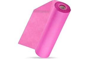 100%Mosel Runner da Tavola in Pile, in Rosa-Fuchsia (30 cm x 25 m), Runner Decorativo da Tavola, elegante Decorazione da Tavola per Compleanni & Matrimoni