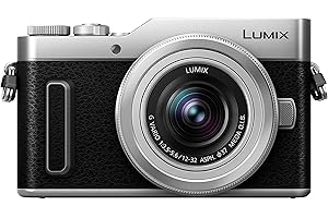 Panasonic Lumix GX880K | Appareil Photo Hybride Compact + Objectif Lumix 12-32mm (Capteur 4/3 16MP, Écran inclin. tact, AF DFD, Vidéo 4K, Modes Selfies créatifs, WiFi) Silver – Version Française