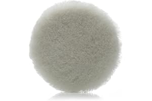 Glass Polish Almohadilla de Lana de Pelo Largo Natural Pro-Line de 150 mm - GP16012