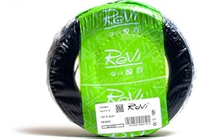 REVI Cable FLEXIBLE H07V-K 1 x 1,5 mm² 50 m (Negro)