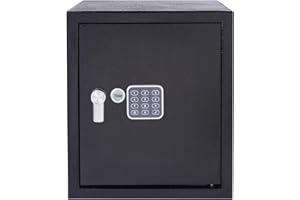 Yale Coffre-fort Électronique - Large 40L - Serrure 100 000 combinaisons, verrou électronique code 3 à 8 chiffres - dimensions 39x35x36cm YSV/390/DB2