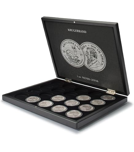 VOLTERRA TRIO DE LUXE Display Coin Case for Coins up to 48 mm at