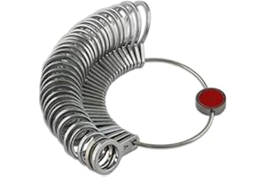 Jewellers Tools Metal UK Size A-Z+6 Finger Gauge : Measure Ring Finger Sizer Tool (120)