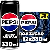 Pepsi Zero Sugar Zero Calorie Cola Soda 12 Pack 11.2 oz Cans - 3.96 Liter Total